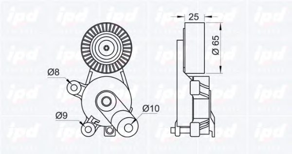 IPD 10-1070 Tensioner Lever, v-ribbed belt